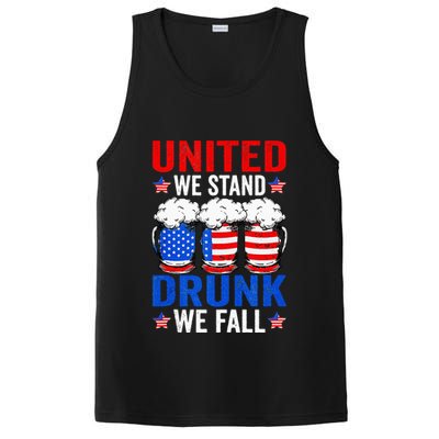 USA Sausage Funny 4th Of July PosiCharge Competitor Tank