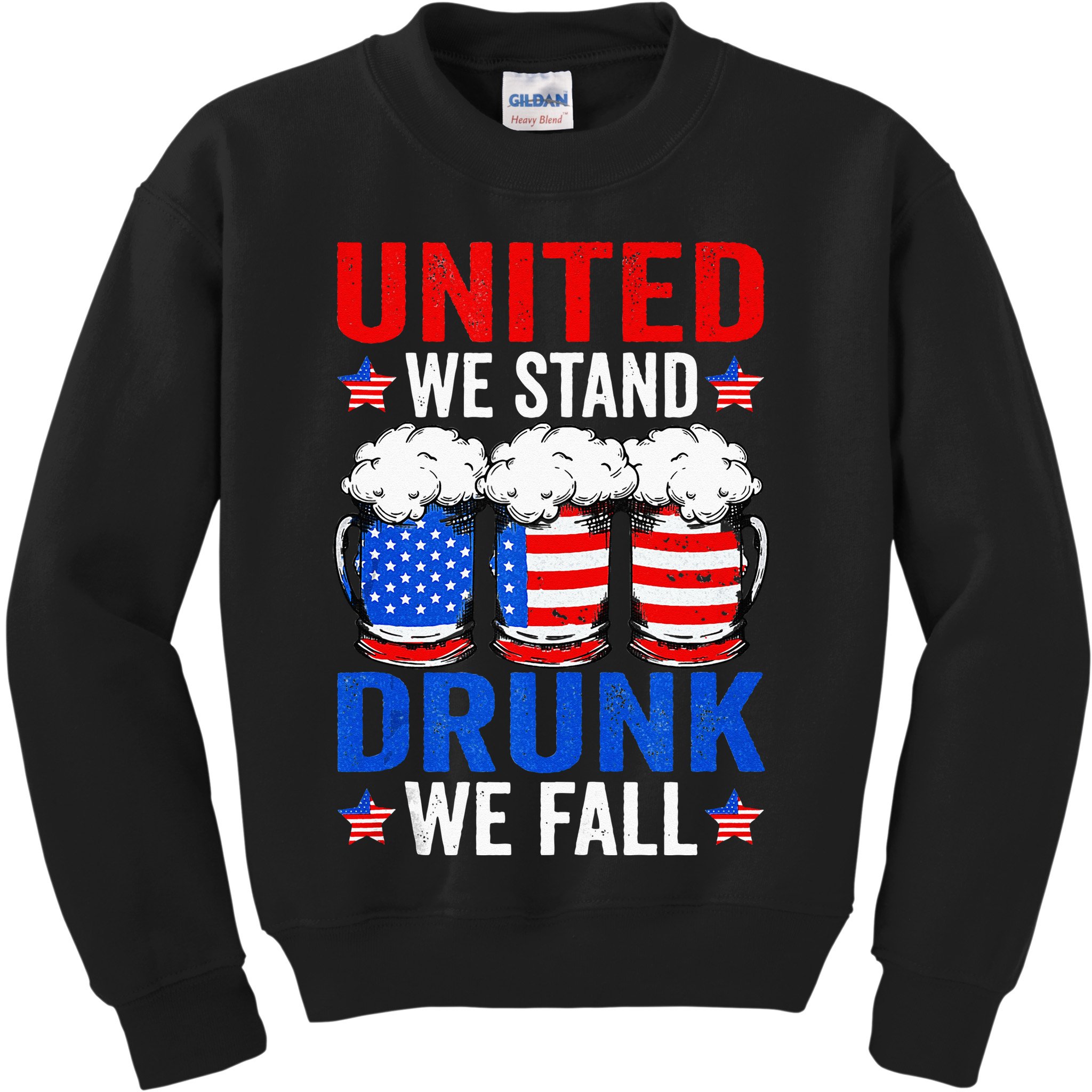USA Sausage Funny 4th Of July Kids Sweatshirt