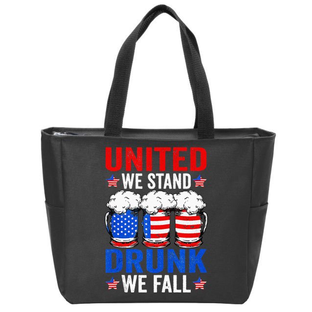 USA Sausage Funny 4th Of July Zip Tote Bag
