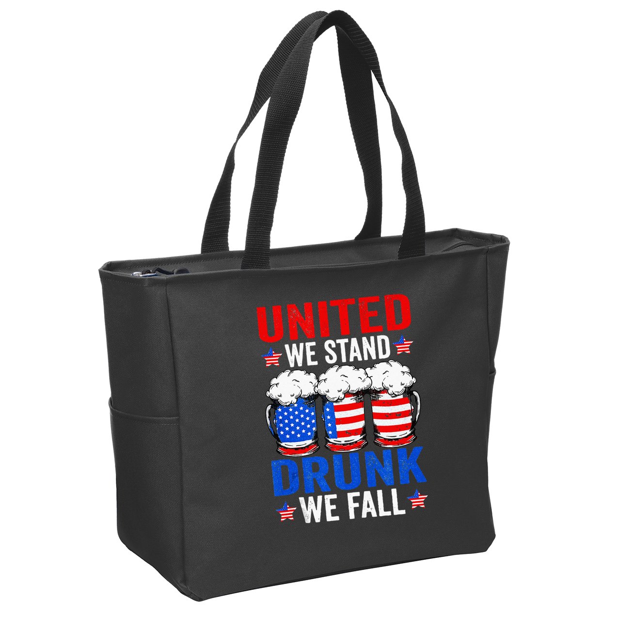 USA Sausage Funny 4th Of July Zip Tote Bag
