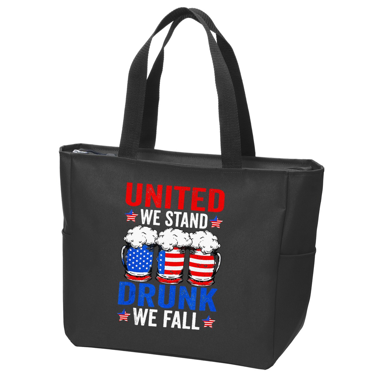 USA Sausage Funny 4th Of July Zip Tote Bag