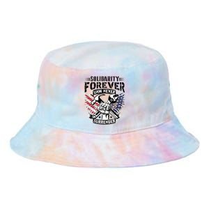 USA Solidarity Forever UAW Never Surrender UAW Union Strong Tie Dye Newport Bucket Hat