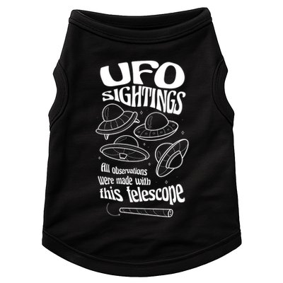 UFO Sightings Funny Doggie Tank
