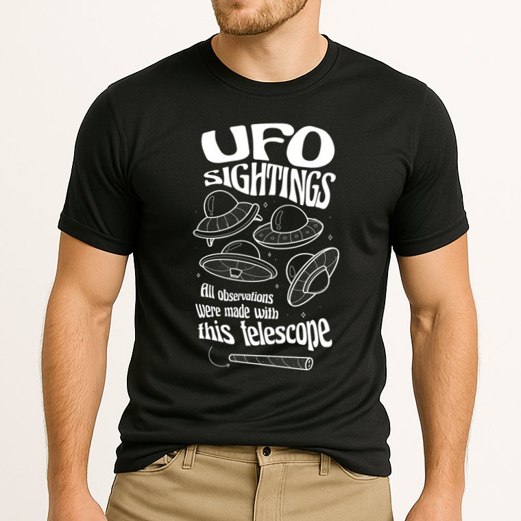 UFO Sightings Funny Performance Shirt