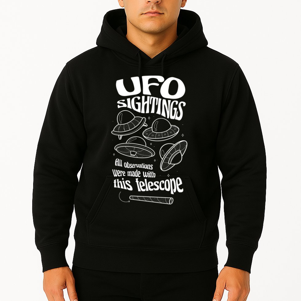 UFO Sightings Funny Hoodie