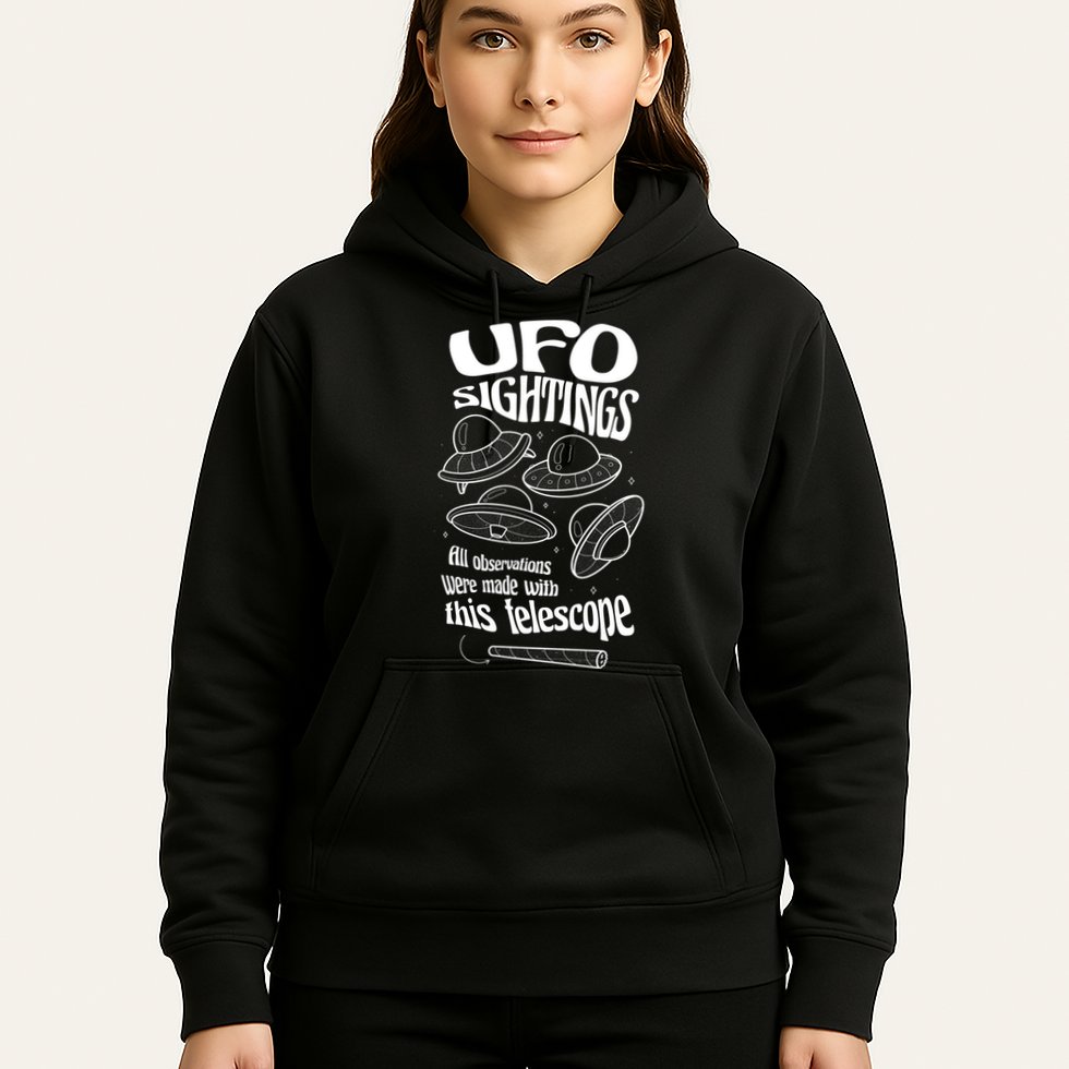 UFO Sightings Funny Hoodie