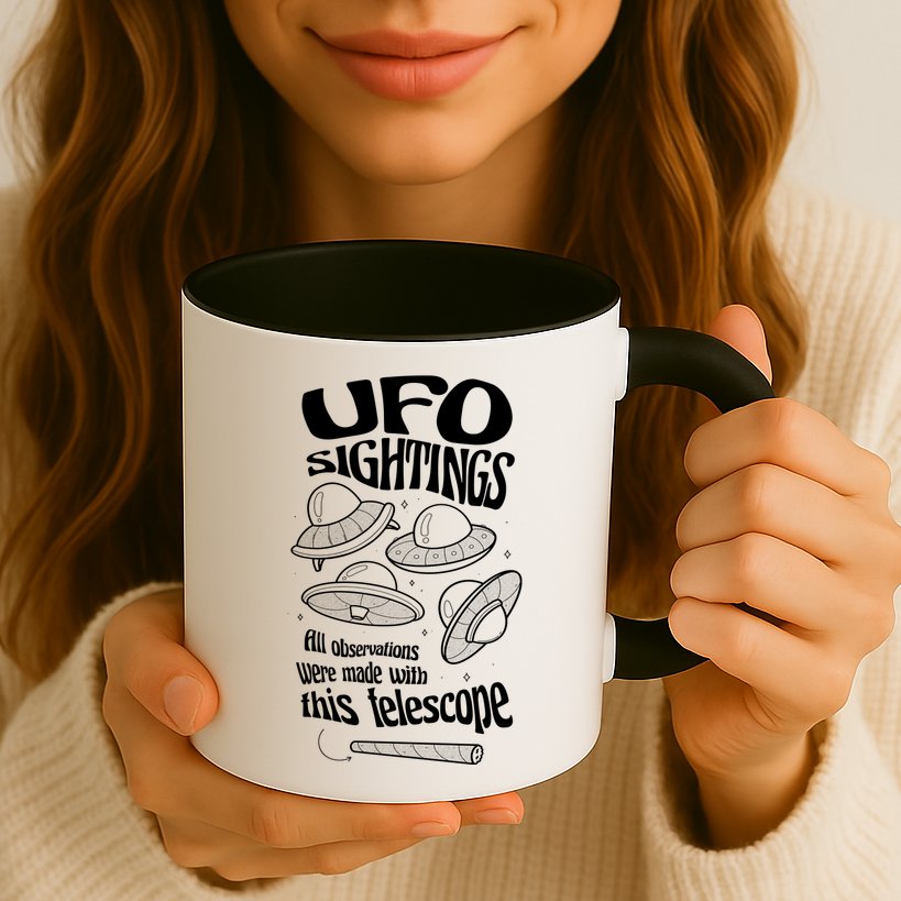 UFO Sightings Funny Mug