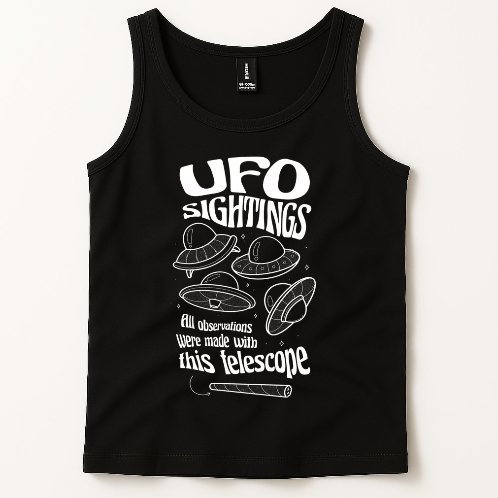 UFO Sightings Funny Tank Top