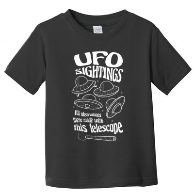 UFO Sightings Funny Toddler T-Shirt
