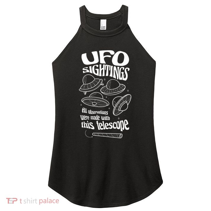 UFO Sightings Funny Women's Perfect Tri Rocker Tank