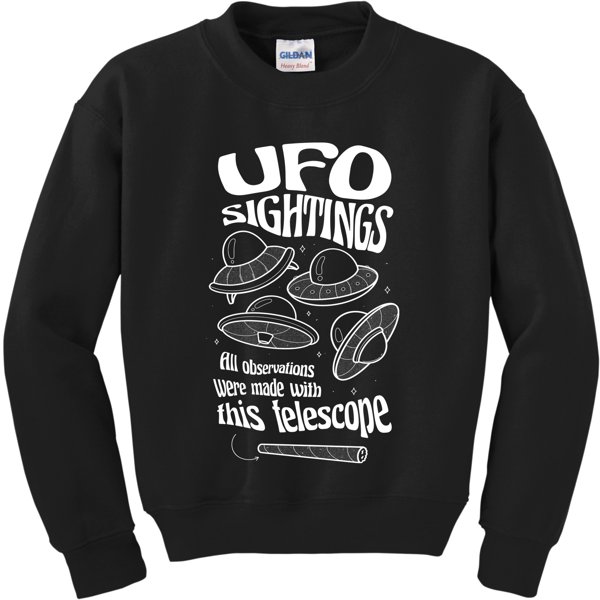 UFO Sightings Funny Kids Sweatshirt