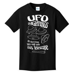 UFO Sightings Funny Kids T-Shirt