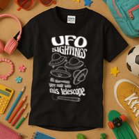 UFO Sightings Funny Kids T-Shirt