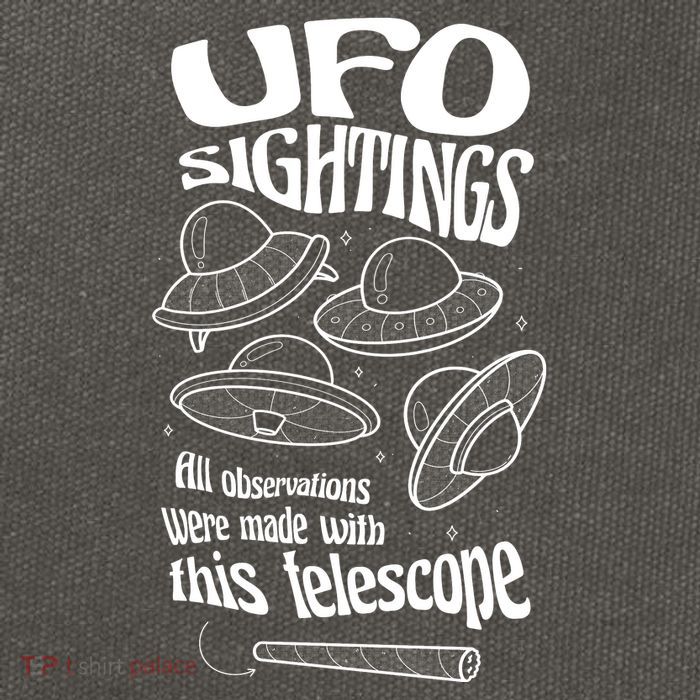 UFO Sightings Funny Cotton Canvas Backpack
