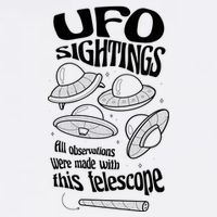UFO Sightings Funny Garment-Dyed Sweatshirt