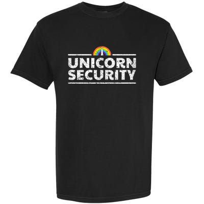 Unicorn Security Funny Cute Police Halloween Costume Garment-Dyed Heavyweight T-Shirt