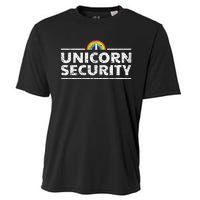 Unicorn Security Funny Cute Police Halloween Costume Cooling Performance Crew T-Shirt