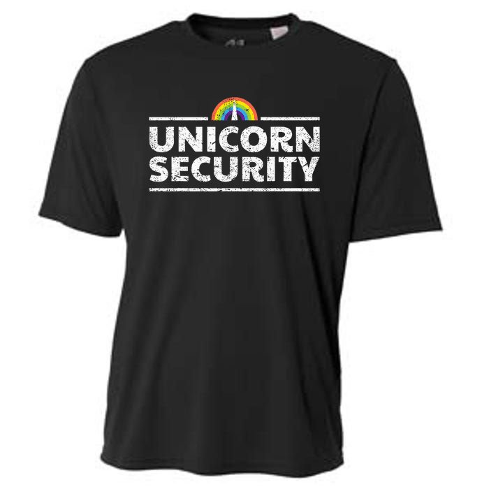 Unicorn Security Funny Cute Police Halloween Costume Cooling Performance Crew T-Shirt