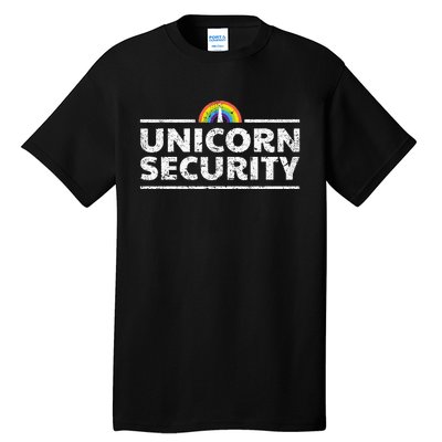 Unicorn Security Funny Cute Police Halloween Costume Tall T-Shirt