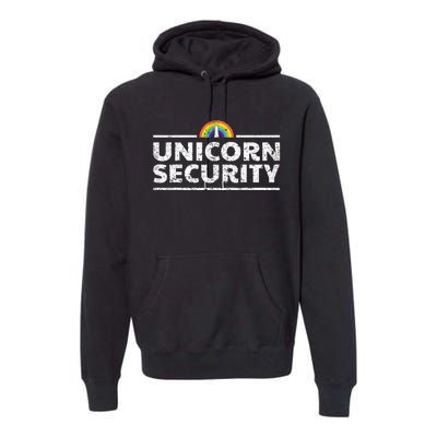 Unicorn Security Funny Cute Police Halloween Costume Premium Hoodie