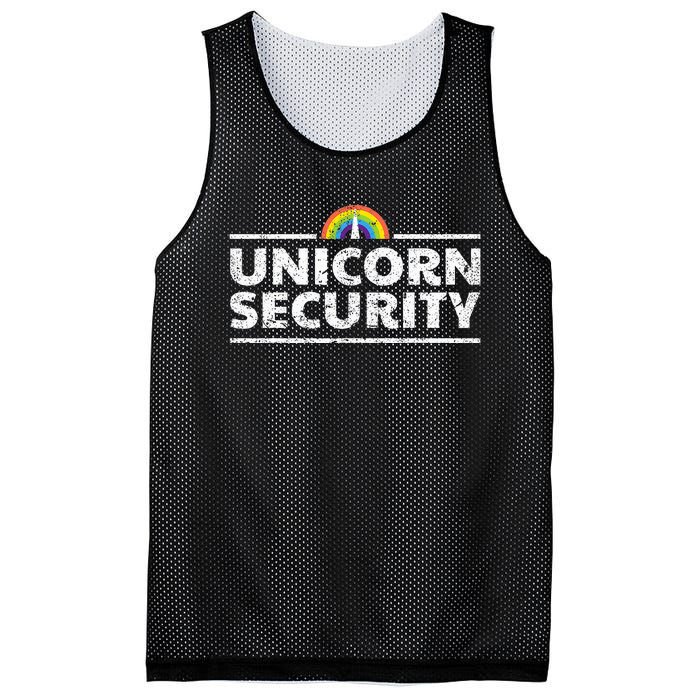 Unicorn Security Funny Cute Police Halloween Costume Mesh Reversible Basketball Jersey Tank