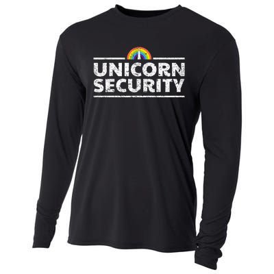 Unicorn Security Funny Cute Police Halloween Costume Cooling Performance Long Sleeve Crew