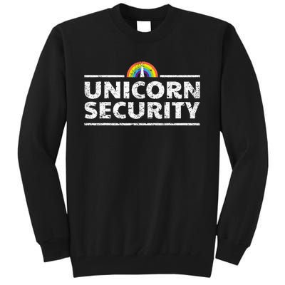 Unicorn Security Funny Cute Police Halloween Costume Tall Sweatshirt