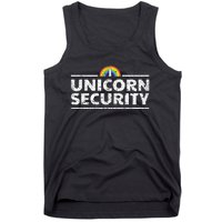 Unicorn Security Funny Cute Police Halloween Costume Tank Top