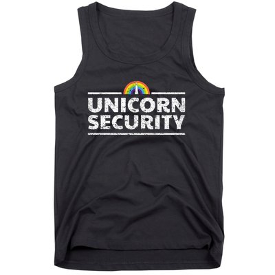 Unicorn Security Funny Cute Police Halloween Costume Tank Top