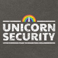 Unicorn Security Funny Cute Police Halloween Costume Cotton Canvas Backpack