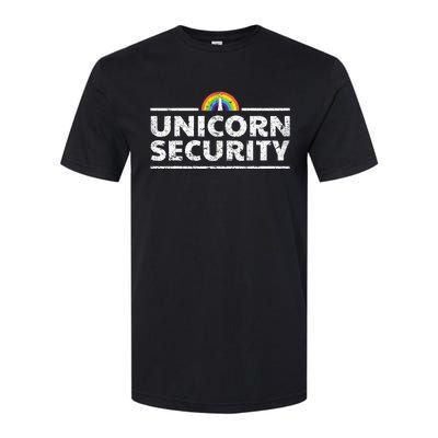 Unicorn Security Funny Cute Police Halloween Costume Softstyle CVC T-Shirt