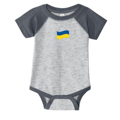 Ukraine Signature Flag Pole Infant Baby Jersey Bodysuit