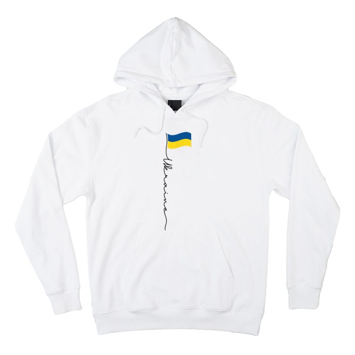 Ukraine Signature Flag Pole Hoodie