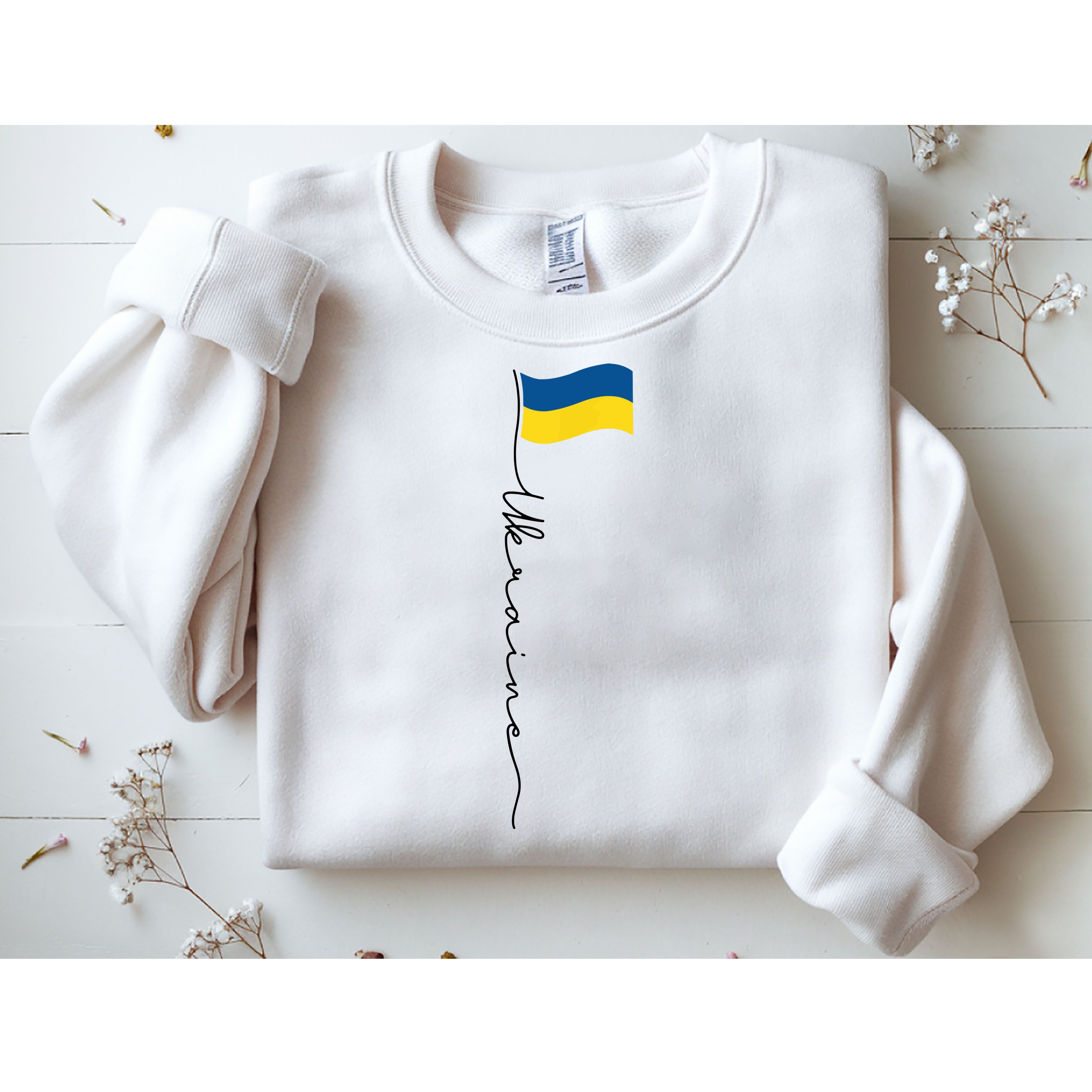 Ukraine Signature Flag Pole Sweatshirt