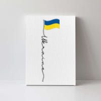 Ukraine Signature Flag Pole Canvas