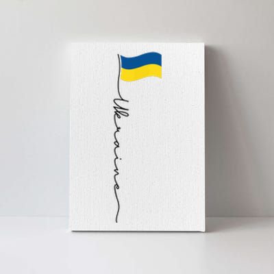 Ukraine Signature Flag Pole Canvas