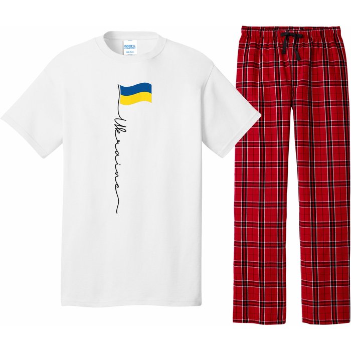 Ukraine Signature Flag Pole Pajama Set