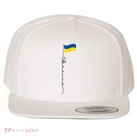 Ukraine Signature Flag Pole Wool Snapback Cap