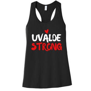 Uvalde Strong Gun Control Uvalde Texas Women's Racerback Tank