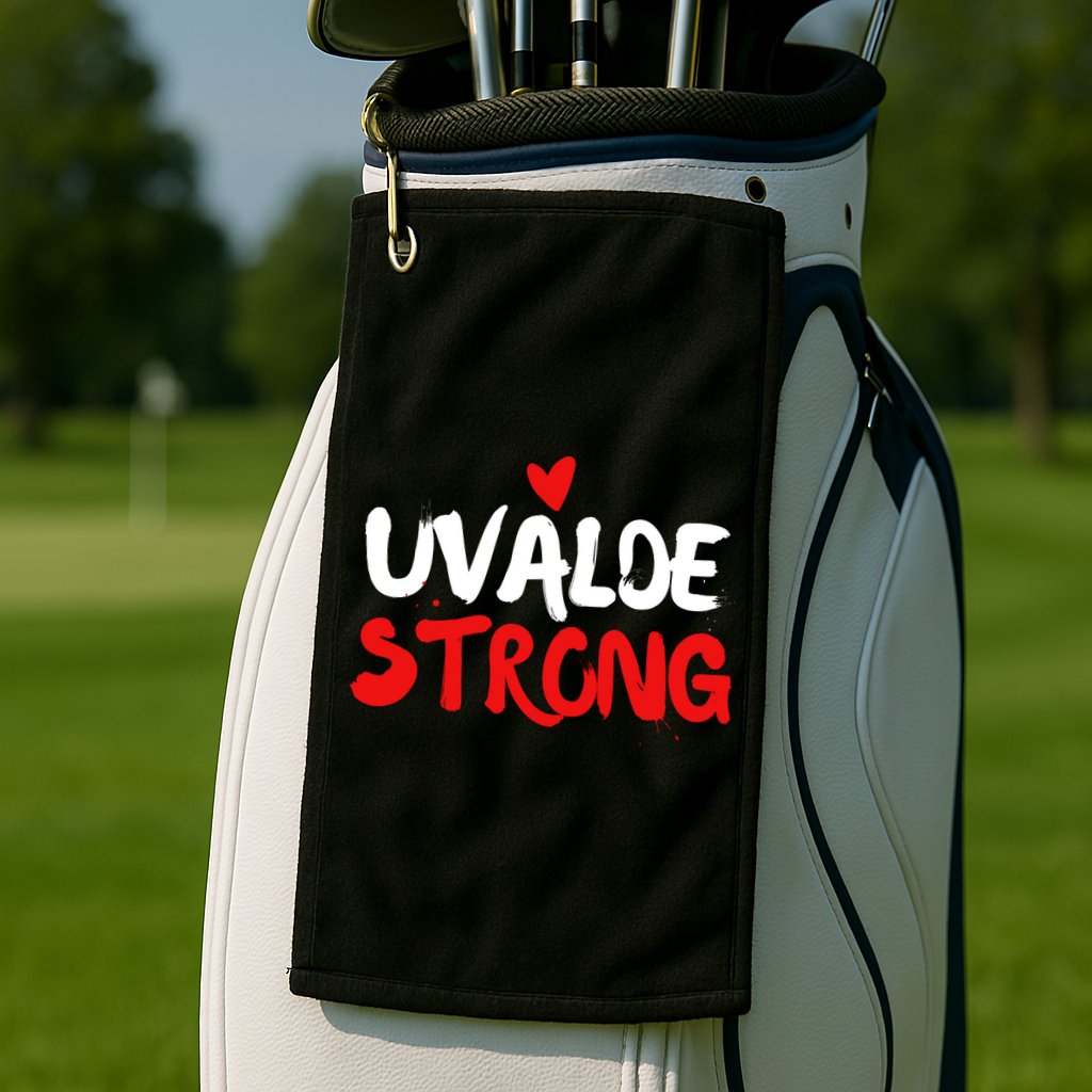 Uvalde Strong Gun Control Uvalde Texas Golf Towel