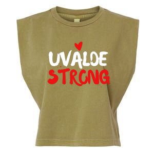 Uvalde Strong Gun Control Uvalde Texas Garment-Dyed Women's Muscle Tee