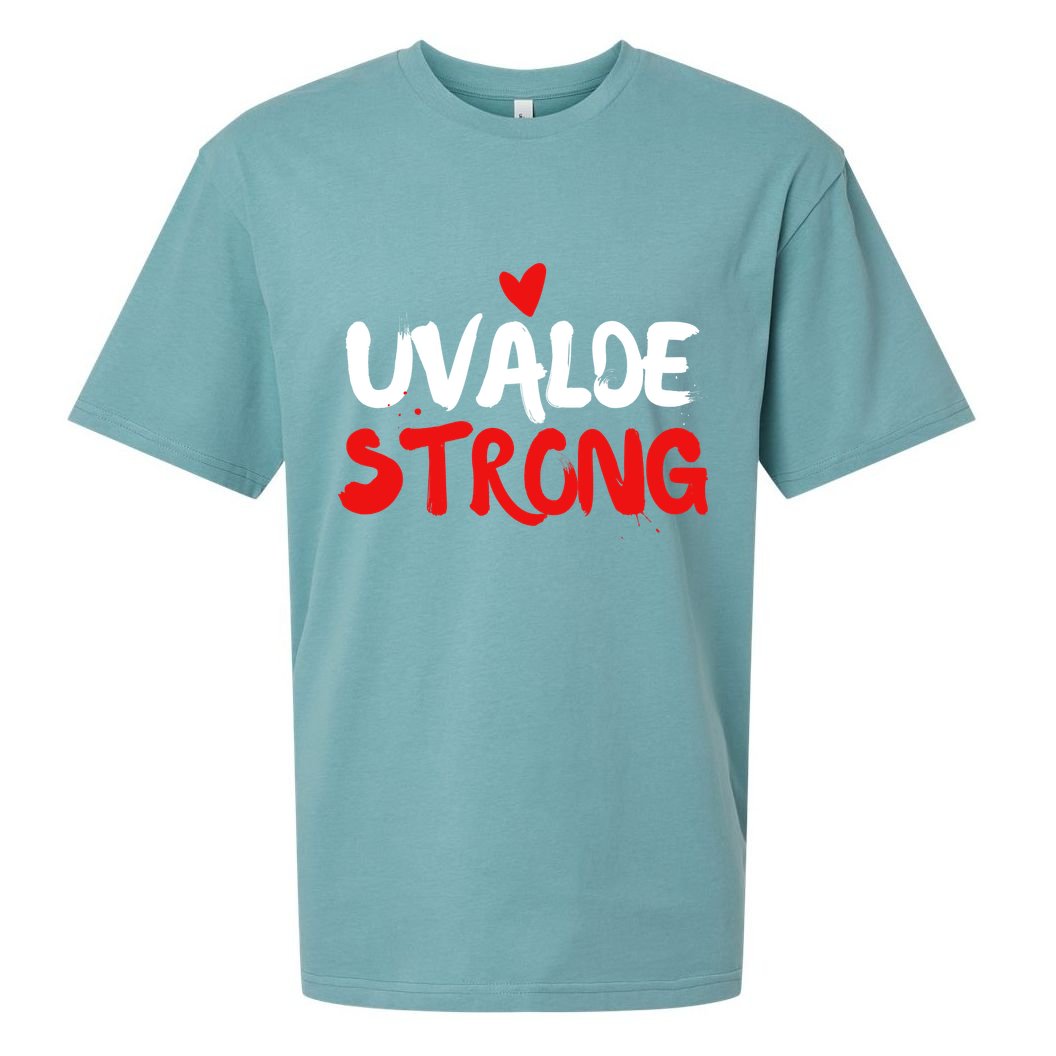 Uvalde Strong Gun Control Uvalde Texas Sueded Cloud Jersey T-Shirt