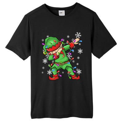 Ugly Sweater Gift Christmas Squad Dabbing Elf Gift Tall Fusion ChromaSoft Performance T-Shirt