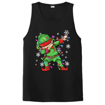 Ugly Sweater Gift Christmas Squad Dabbing Elf Gift PosiCharge Competitor Tank