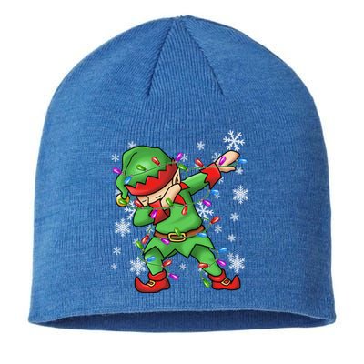 Ugly Sweater Gift Christmas Squad Dabbing Elf Gift Sustainable Beanie