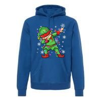 Ugly Sweater Gift Christmas Squad Dabbing Elf Gift Premium Hoodie