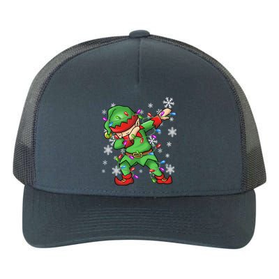 Ugly Sweater Gift Christmas Squad Dabbing Elf Gift Yupoong Adult 5-Panel Trucker Hat