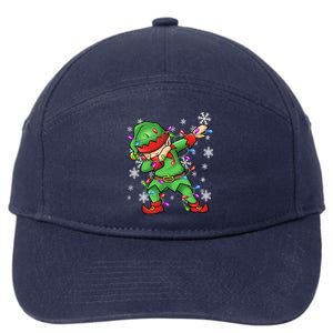 Ugly Sweater Gift Christmas Squad Dabbing Elf Gift 7-Panel Snapback Hat