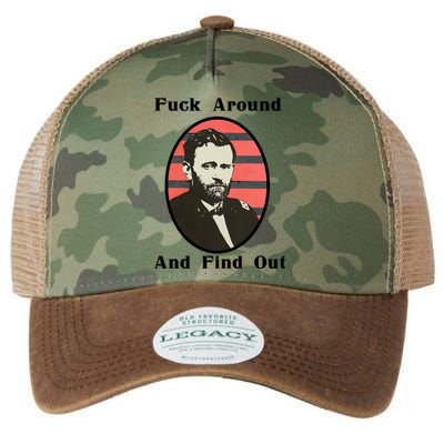 Ulysses S. Grant F Around And Find Out Legacy Tie Dye Trucker Hat