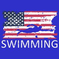 Usa Swimming Gift Distressed Us Flag Swimming Hoody Toddler Hoodie